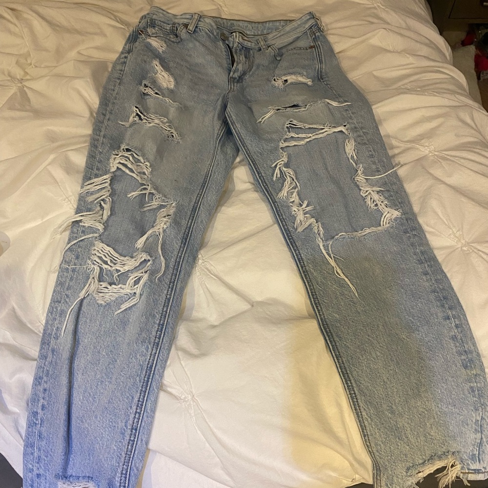 American eagle super high waisted jeans!